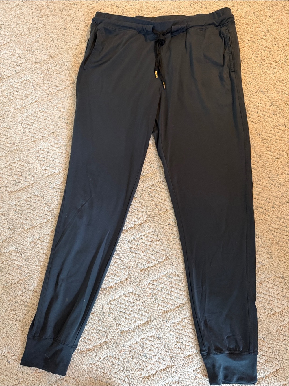 Dark Navy Drawstring Jogger Pants